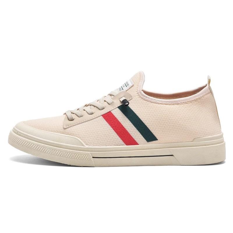 Men's Shoes, Breathable, Knitted, Mesh Shoes, Canvas, Casual Board Shoes, Work Shoes