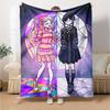 Colorful Friendship Flannel Blanket Super Soft Warm Cozy Blanket For Sofa Bed Office Travel Allseason Home Decor Gift