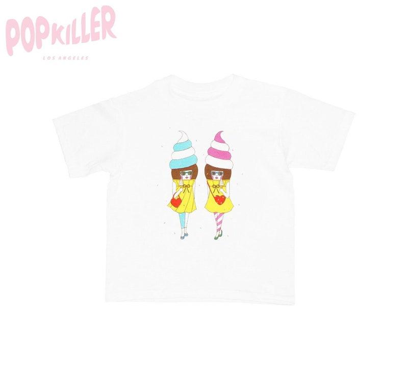 Kid s T-shirt -Icecream Girls- 140