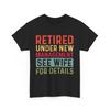 Husband Shirt, Retired Under New Management See Wife For Details Funny Shirt