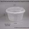 Einweg-Plastik-Takeaway-Schüsseln mit Deckeln