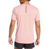 T Shirts Men's Pink Crew Neck Moderate Straight Fit IM8548