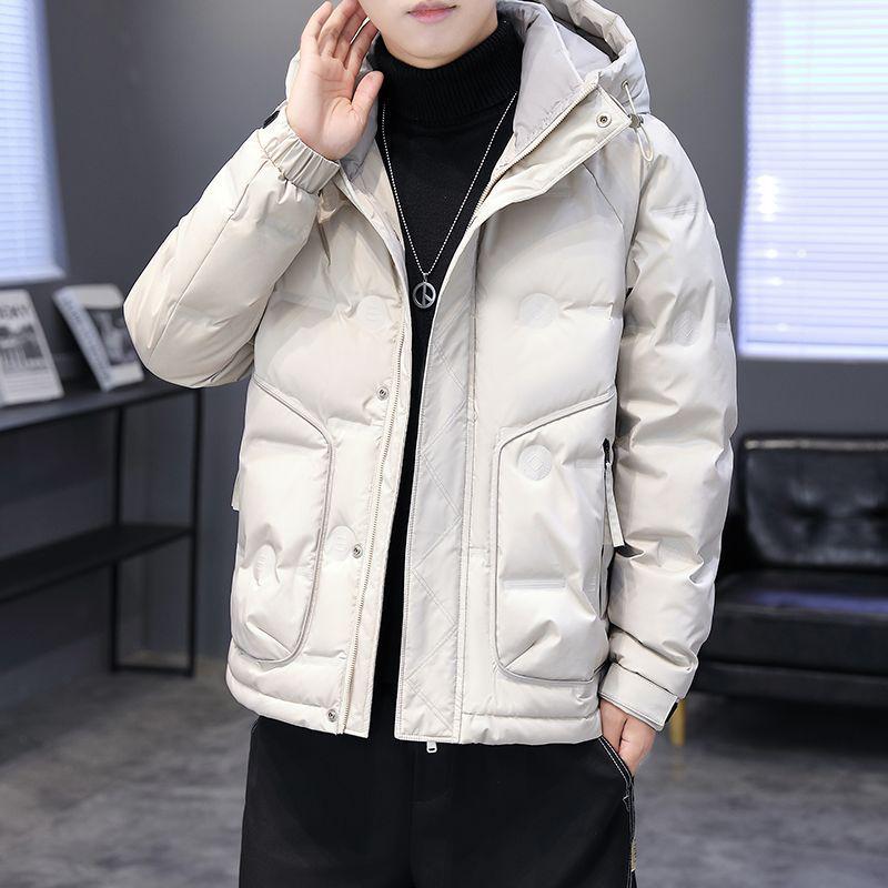 Men's Hooded Winter Down Jacket - Thick, Warm, and Fashionable