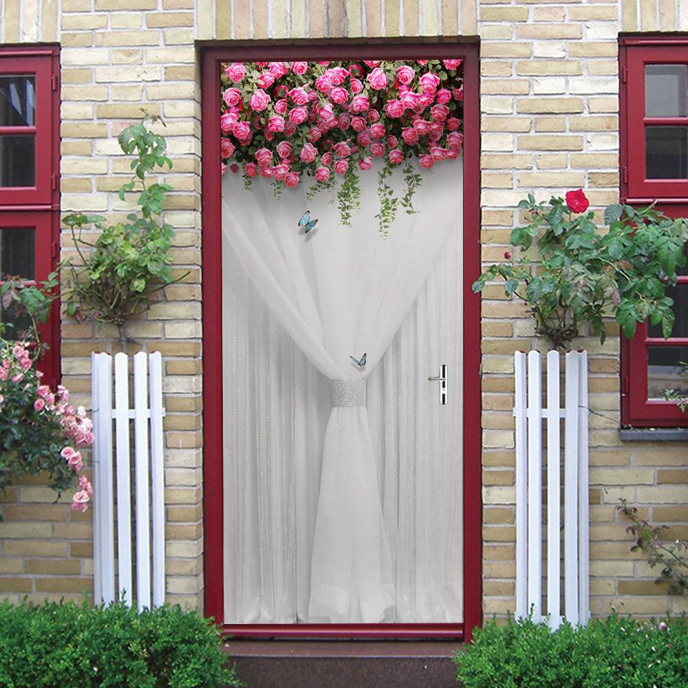 Buy 3D Creative Screen Door Stickers Door Sticker Home Wall Art Door