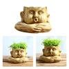Resin Flower Vase, Creative Human Head Shape Planter Pot Ornaments Home Decor Nordic