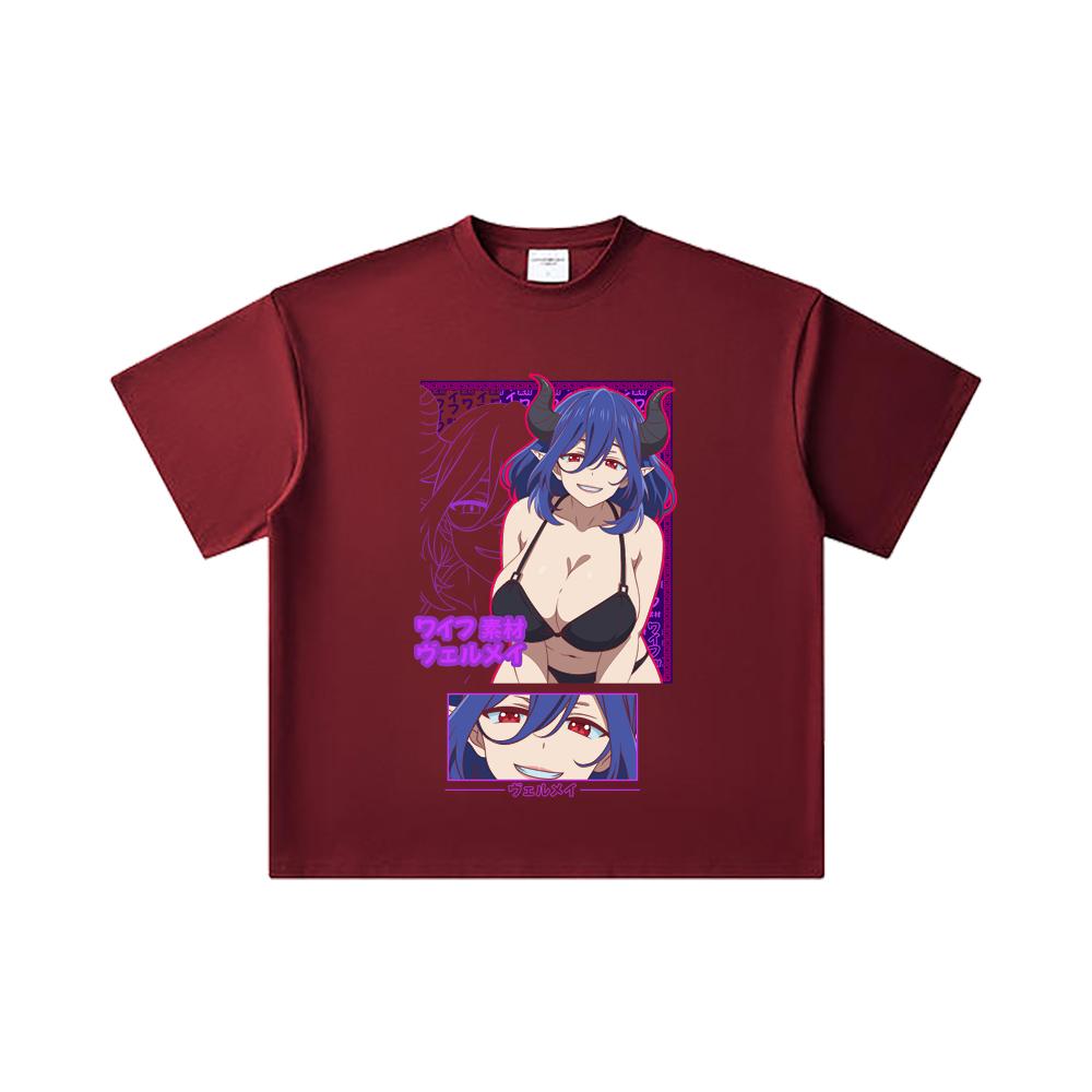 260 GSM Double Yarn 32 Count 100% Cotton Vermeil In Gold V1 Vermeil Waifu Print Unisex Heavy Cotton T Shirt