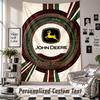 Wall Hanging Tapestry With Custom Name & Text, John Deere Decorative Tapestry For Bedroom