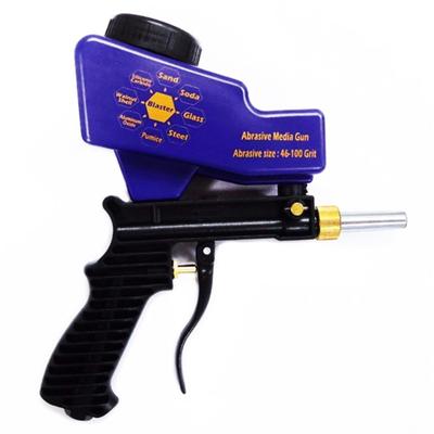 Portable Gravity Sandblasting Gun Pneumatic Sandblasting Set Rust Blasting Device Adjustable Sand Blasting Machine Spray Gun