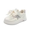 2026 Kids' Cartoon Board Shoes - Spring/Autumn, White Princess Sports Sneakers, Korean Style for Girls