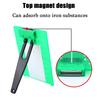 Laser Target Magnetic Floor Target Plate with Bracket, Standard Accessory suitable for Green Beam Laser Level Red Green