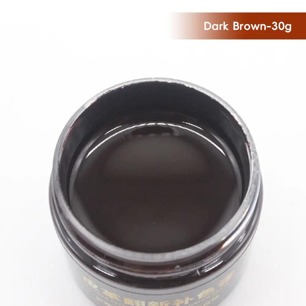 

Набор для ремонта винила из кожи для автомобиля, 30 г, очиститель сидений, уход за краской для автомобильных диванов, ремонт кожаных покрытий, дыр, царапин, трещин, набор для ремонта темно-коричневого