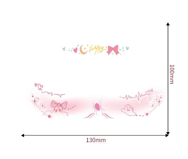 1set Halloween Face Tattoo Stickers Pumpkin Bat Star Moon Fake Freckles Temporary Tattoo Stickers for Music Party Festival Decor