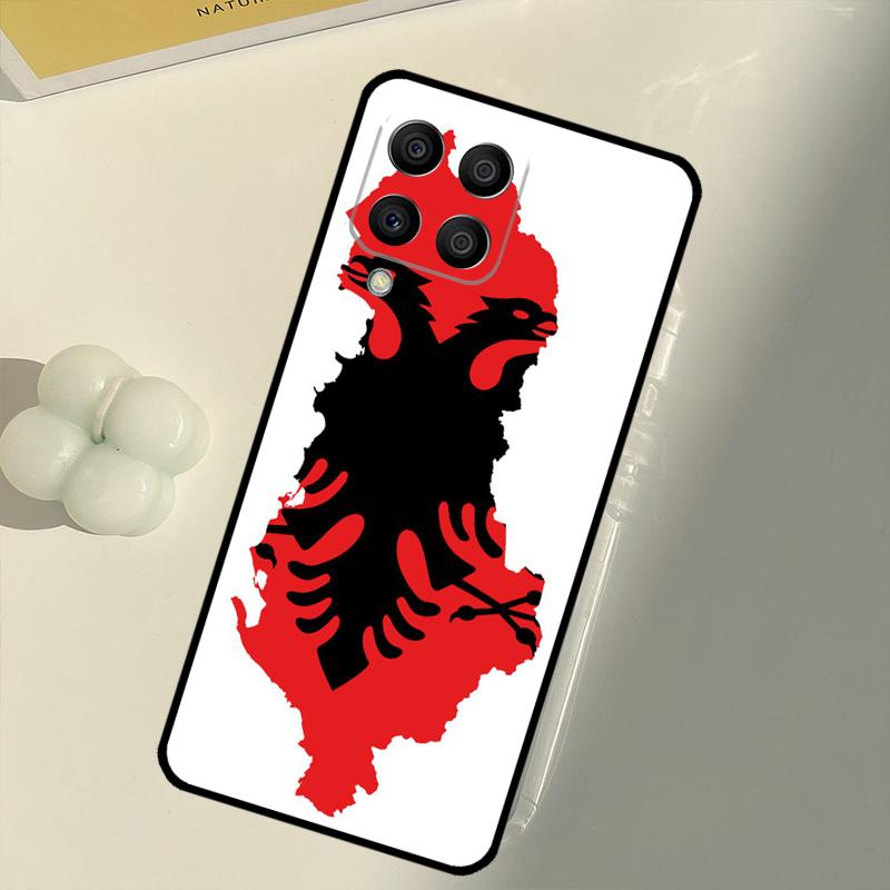 Albania Flag For Samsung Galaxy M16 M06 M12 M55 M15 M35 M14 M34 M54 M11 M21 M31 M13 M33 M53 M32 M52 Case