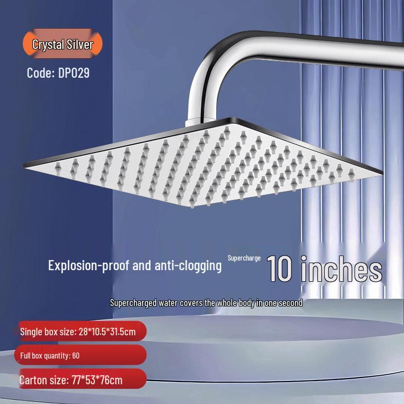 Set Booster per Soffione Doccia Pressurizzato per Bagno in Hotel e Casa