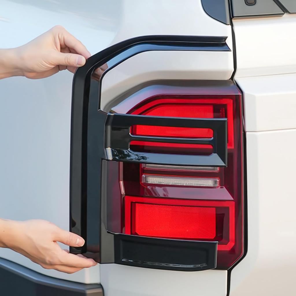 Tail Light Protection Frame Cover for 2024 2025 Toyota Land Cruiser 250&1958 Prado LC250 J250 Tail Light Decorative Strip Protective Cover Exterior