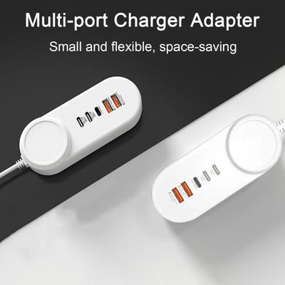 Tomada de Carregamento Plug-and-Play Saída Estável Interface Dupla USB Tipo-C Transmissão de Alta Velocidade Carregamento Rápido 35W PD USB C Régua de Tomadas Suprimentos Domésticos