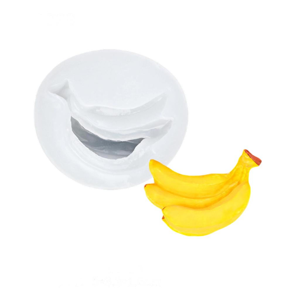Banane Silikon Schokoladenform Lebensmittelecht Silikon Fondantform Zum Herstellen von Süßigkeiten Dessert Schokolade Gelee Kuchen Backwerkzeug