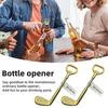 1/2Pcs Golf Club Bottle Opener Heavy Duty Metal Manual Beer Bottle Opening Tool Kitchen Gadget Father's Day Dad Golf Lover Gift