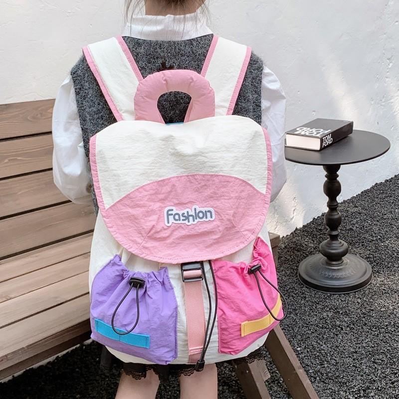 Preschool Children Colorful Backpack With Spacious Interior For Daycare School