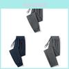 Spring Autumn Mens Cotton Sports Pants With Elastic Cuffs For Casual Wear