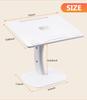 Oatsbasf Portable Car Laptop Stand Tablet Stand Desk for Reading Book Angle Adjustable Desk with Clips for Reading Detachable