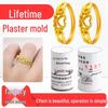 Heart-Shaped Gold & Silver Band Casting Mold for Jewelry Crafting