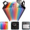13 Pocket Accordion Folder with Handle a4 Document Bag Expanded File Holder  Document Storage