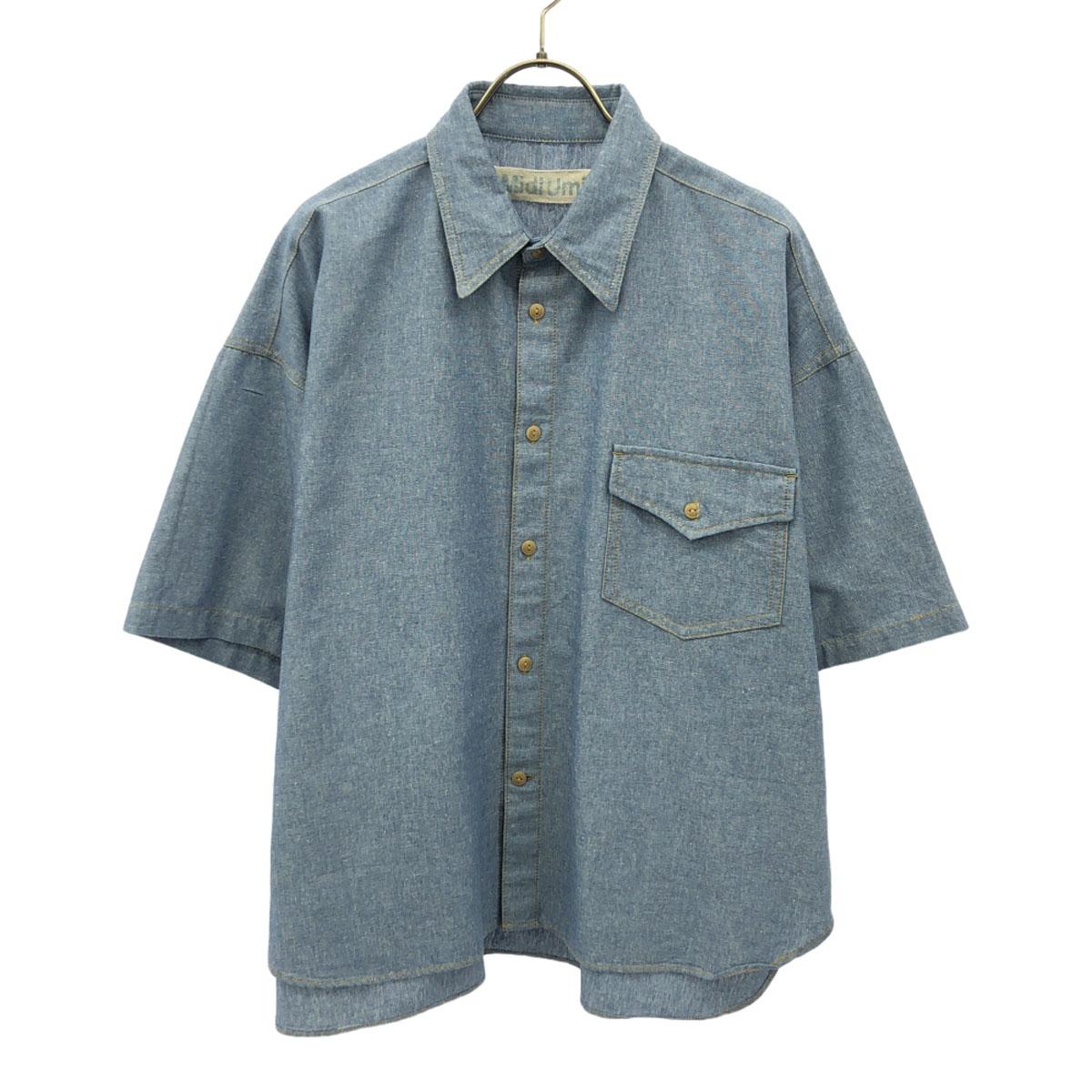 

MidiUmi Short sleeve Chambray shirt Blue Men s Used