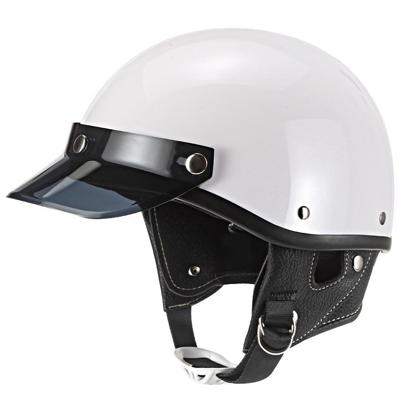Universal Retro Half Helmet for Men & Women, Lightweight & Safe for All Seasons