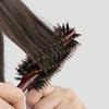 Anti-Static Wooden Handle Salon Styling Drying Tool Round Hairdressing Curling Massage Roller Comb For Real Hair Wigs Barber