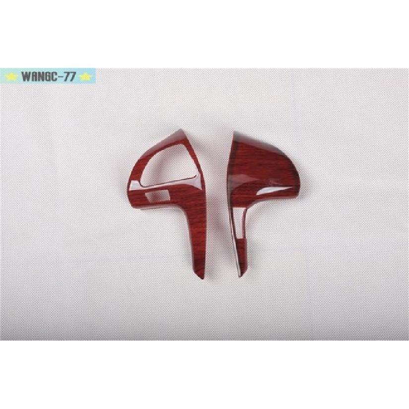 Wood Grain Car Steering Wheel Button Cover Trim For Toyota Camry 2007-2011
