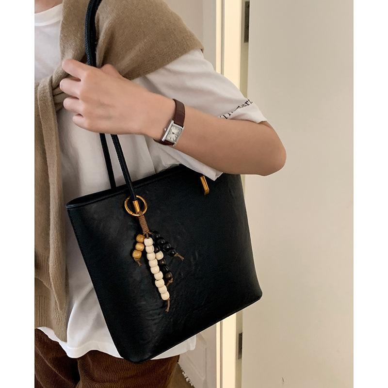 Borsa da ascella da donna di grande capacità, semplice borsa tote, borsa monospalla di grande capacità