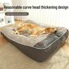Hondenbed voor alle seizoenen voor middelgrote en grote rassen - Gezellige bank, warme winterslaapmat, perfect voor Golden Retrievers