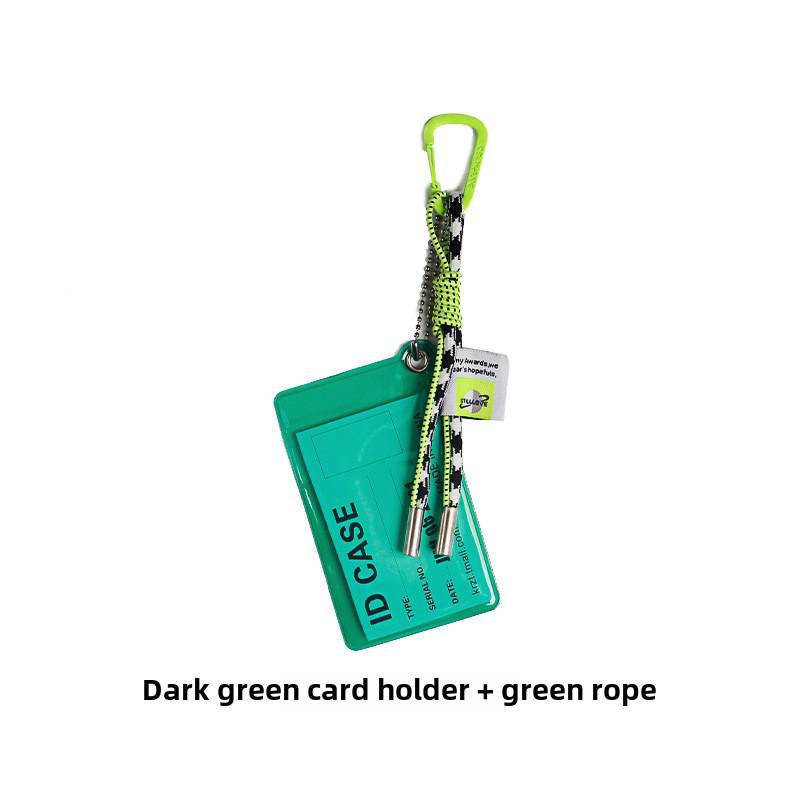 PVC Transparent Card Holder - Student Meal, Access, Bus Card Pendant for Backpacks or School Bags, Men's and Women's Accessories