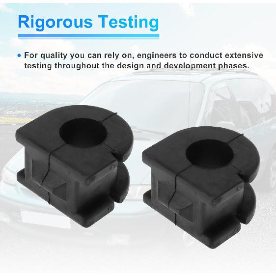 No.K200334/25918986 Front Left Front Right Stabilizer Sway Bar Bushing Kit for CHEVROLET EQUINOX 2010-2017 Rubber Suspension Kit Black 2 Pcs
