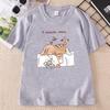 Funny Cat That Always Wants To Sleep Prints T Shirt ONeck Soft Loose Tee Tops Basic Unisex Clothes Casual Short Sleeve Tees