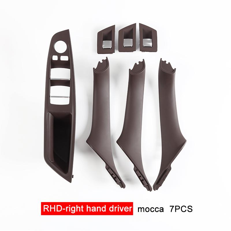 Left Right Hand Drive 7PCS For BMW 5 series F10 F11 520i 523i 525i  Car Interior Replacement Inner Door Handle Panel Pull Trim