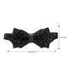 [Moonlove] Einhand-Fliege, Funkelnde Strass-Fliege, Stilvolles Accessoire für Damen und Herren, Verstellbar, Einfach An- und Ausziehen, Formell,