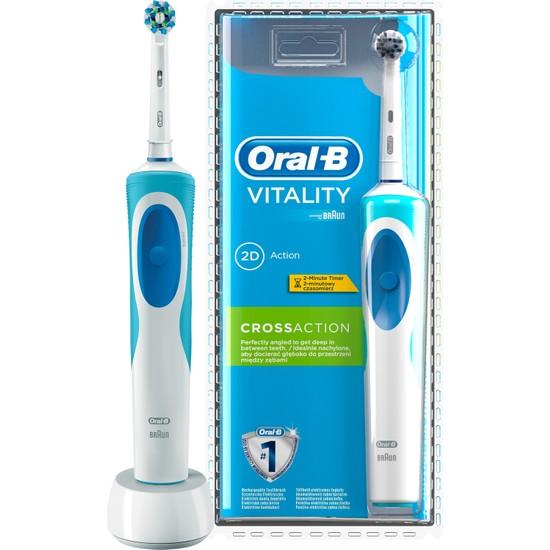 

Зубная щетка Oral-B Vitality с аккумулятором (Головной убор перекрестного действия)