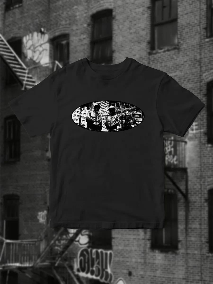 Oversized thick Y2K T-shirt with pinterest print 2XL