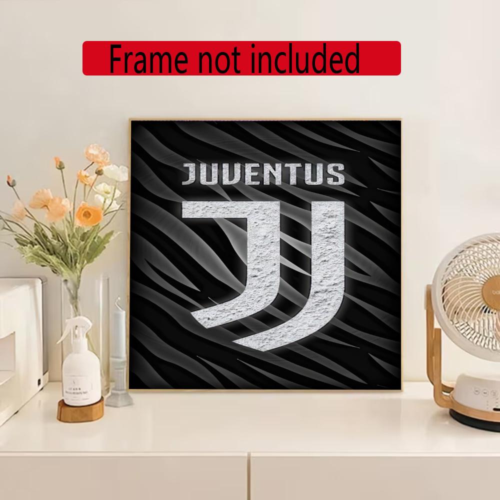 Juventus 5D Round Diamond Painting Kit Diamond Embroidery Painting Rhinestones Mosaic Frameless Handwork Decoration Arts