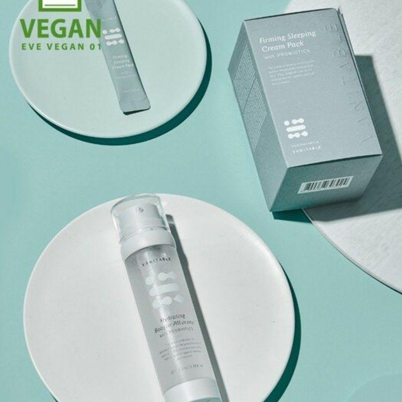 Feuchtigkeits-Booster All-in-One + Feuchtigkeitscreme + Straffende Schlaf-Gesichtsmaske (30St) 3-teiliges Set