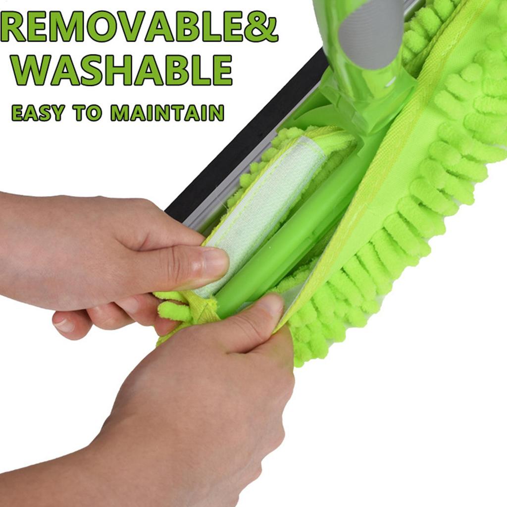 Squeegee For Window Cleaning Window Cleaning Tools Household Squeegees 2 In 1 Brush Wiper With Extension Pole For Shower Glass