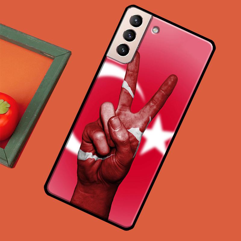 Turkey Turkish Flag Soft Case For Samsung Galaxy S23 S22 S21 Ultra Note 20 Note 10 S8 S9 S10 Plus S20 FE Cover