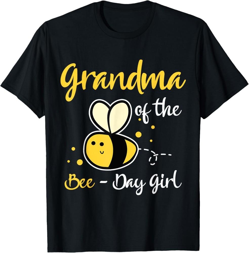 Grandma Of The Bee Day Girl Birthday Party T-Shirt Unisex T-Shirt S
