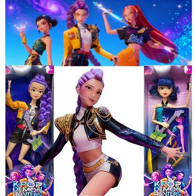 Demon Hunters Anime KPop Pop Rumi Mira zoi Vinyl Mask Figuur Verjaardagscadeau voor Anime Liefhebbers Feestartikelen