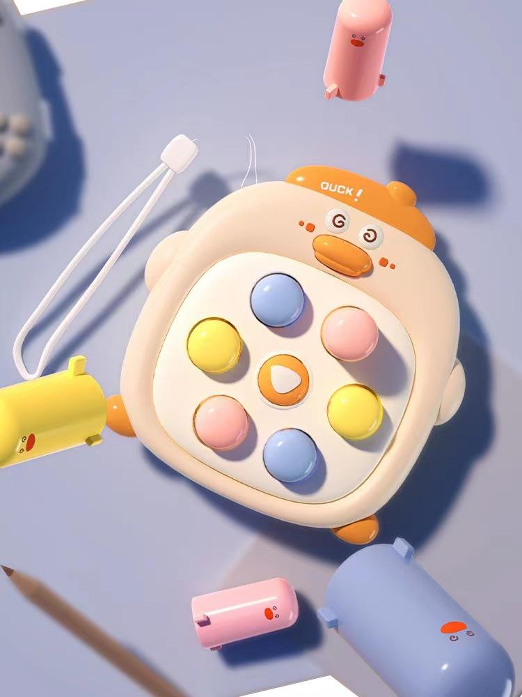 Mini Dětská Ruční Hračka Whack-A-Mole Malá Hračka Hra Stroj na Krtky Stisk Stisk Hudba Dekomprese Puzzle Myšlení Rychlost Mačkání