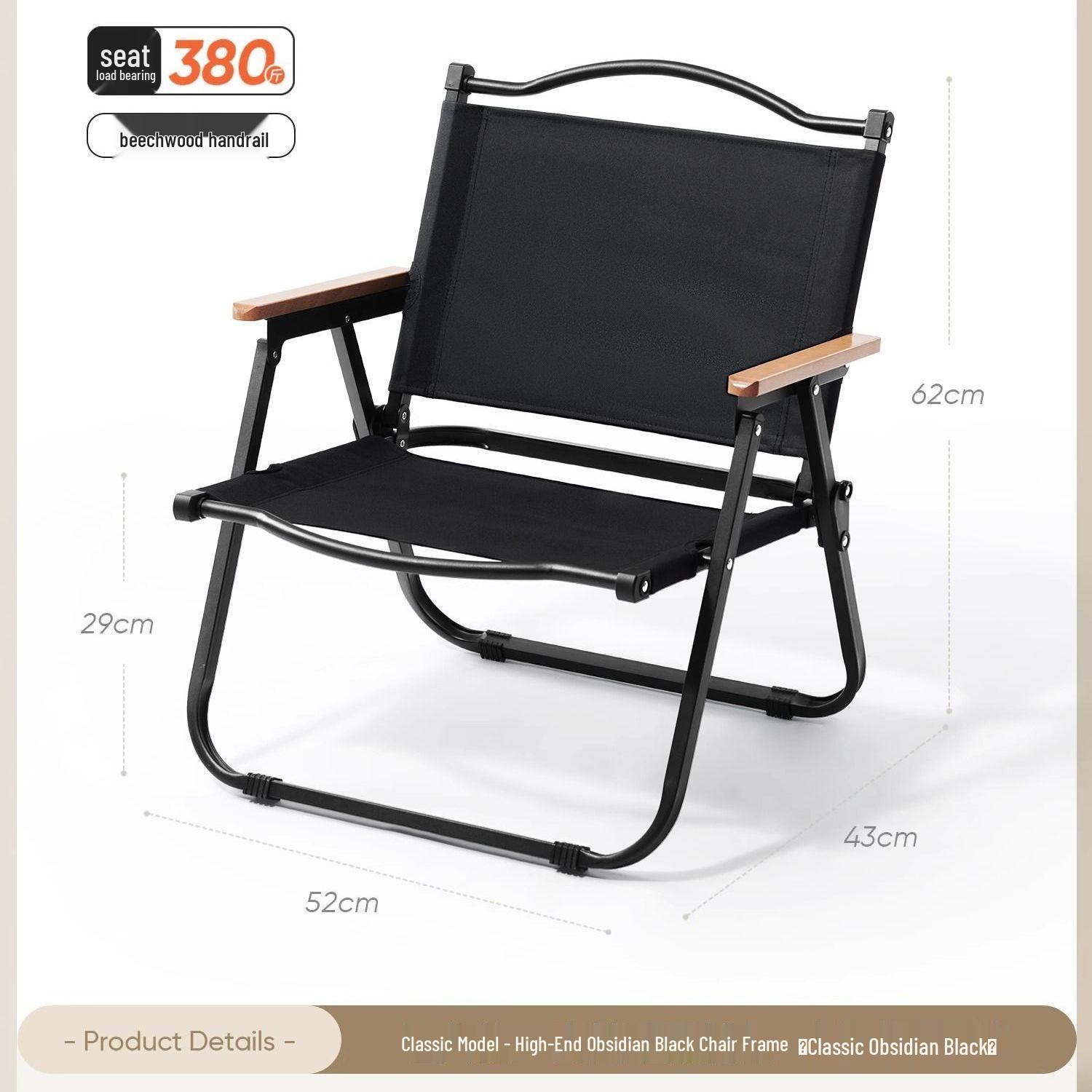 Folding Outdoor Camping Table and Chair Set - Includes Picnic Table and Kermit Chair