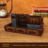 Resin Violin Classic Pen Organizer For Desktop Decoration In Living Study Room