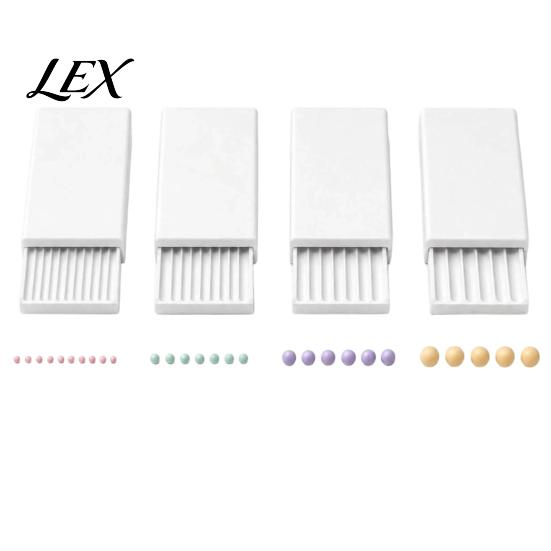Miniature Decor Clay Tool 4Pcs 3D Print Gel Ball Maker Tools, Nail Art Bead Roller for Flowers, Small Precision Molds 2/3/4/5 Mm Sphere Shaper